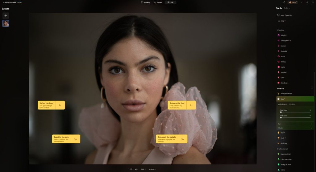 Editing Images in Luminar