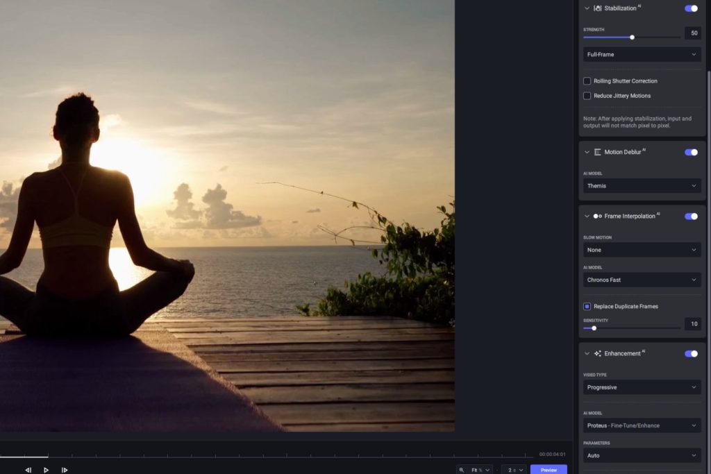 Deep Dive Into Topaz Video Enhance AI Features