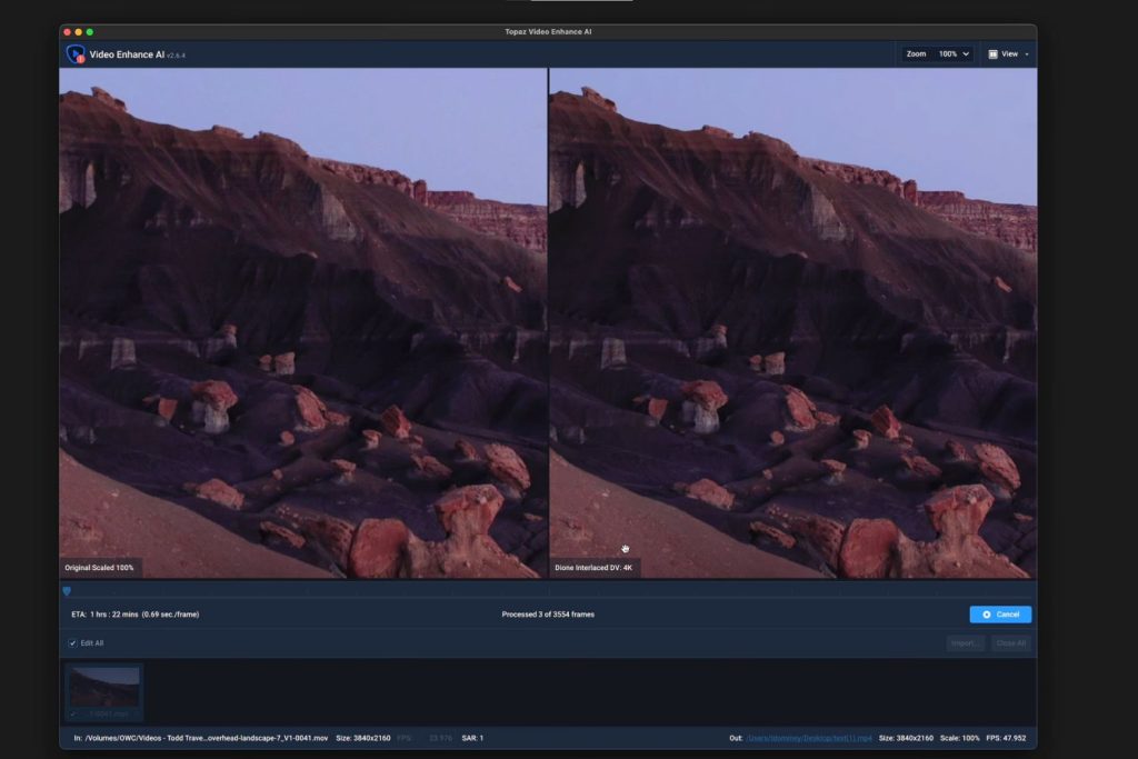 Learning Topaz Video Enhance AI