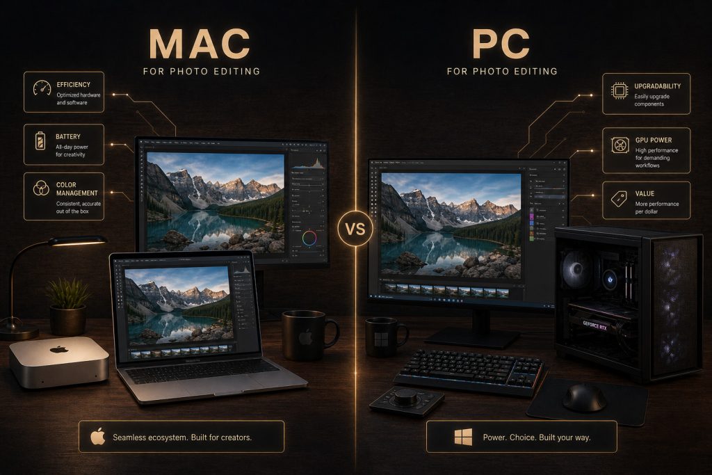 Mac or PC for photo editing