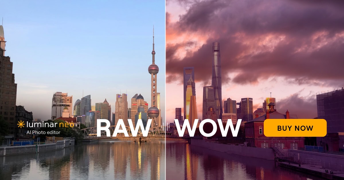 Luminar Neo Deals code KIWI for 10% off